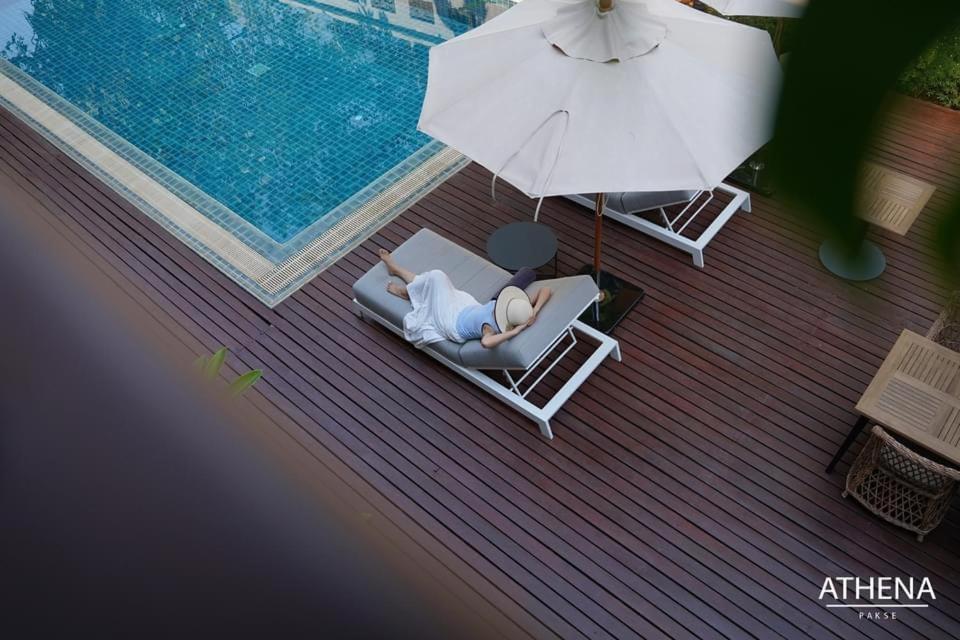 Athena Hotel Pakse Esterno foto
